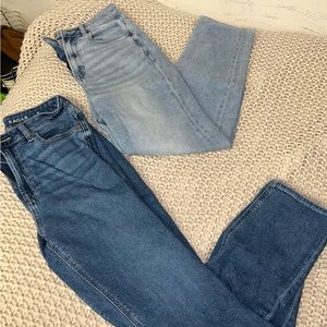 2 pairs of American eagle stretch jeans!!